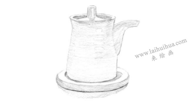調(diào)料瓶素描畫(huà)法步驟02