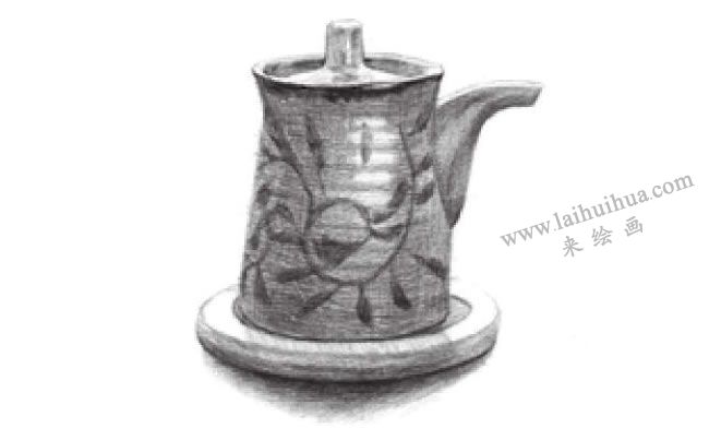 調(diào)料瓶素描畫(huà)法步驟04