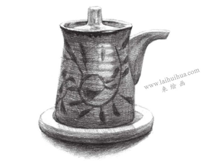 調(diào)料瓶素描畫(huà)法步驟05