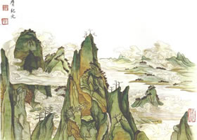 金碧山水畫(huà)創(chuàng)作方法