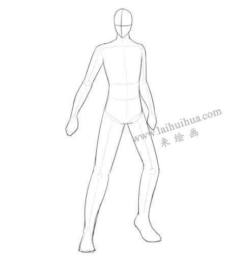 卡通漫畫道士素描創(chuàng)作步驟01