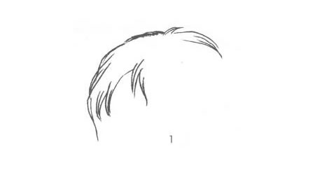 人物頭像半側(cè)面線描寫(xiě)生畫(huà)法步驟01
