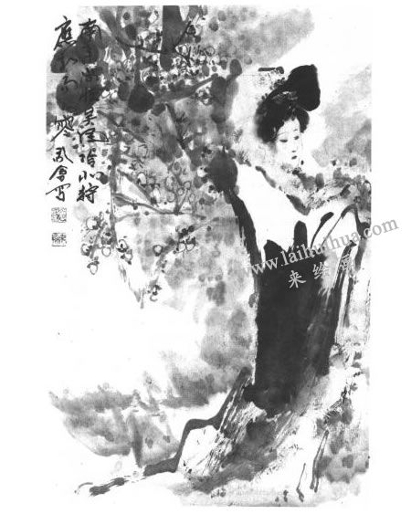 寫(xiě)意小品完成效果《易水寒》