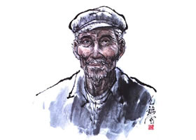 人物寫意畫靜態(tài)寫生的步驟