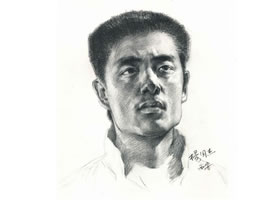楊國杰人物素描畫法步驟（壯年男子）