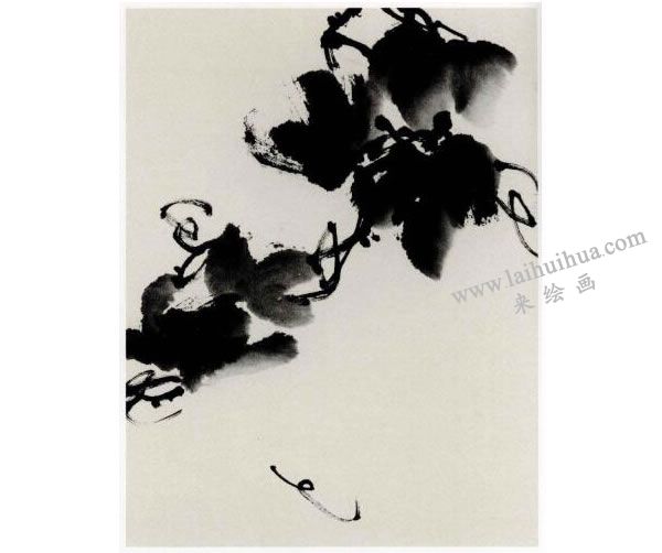 葡萄國(guó)畫(huà)寫(xiě)意畫(huà)法步驟圖示02