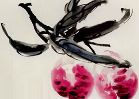 紅桃寫(xiě)意畫(huà)法