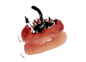 柿子寫(xiě)意畫(huà)法（一）