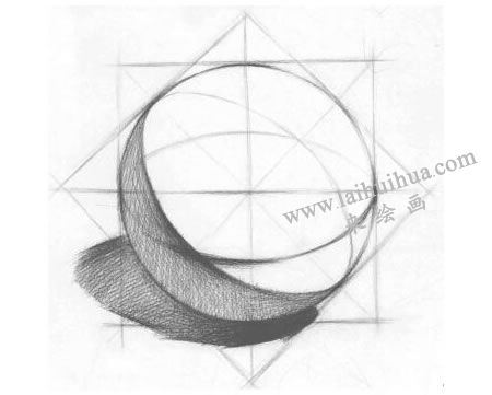 球體的結(jié)構(gòu)素描畫法步驟圖示04