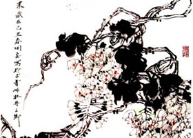 李同安《紫藤》小寫(xiě)意畫(huà)法