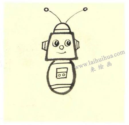 機(jī)器人兒童水墨畫(huà)法步驟圖示02