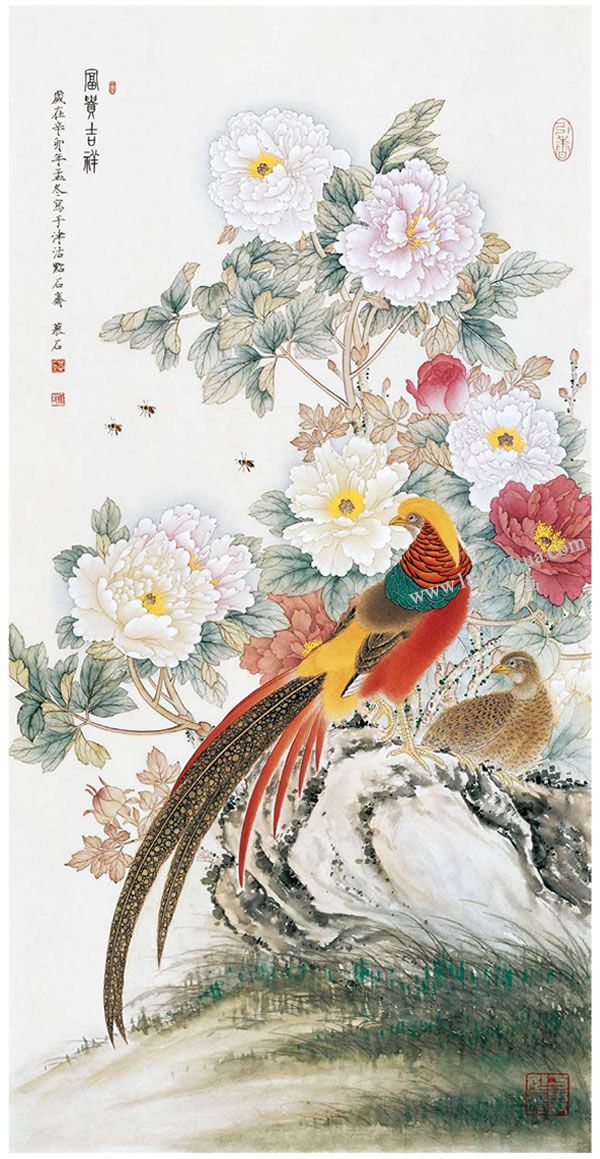 工筆畫(huà)《富貴吉祥》步驟圖示05