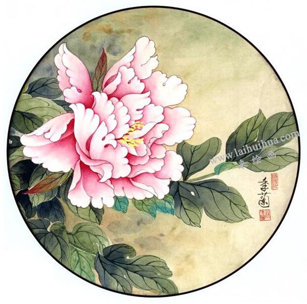 工筆畫《國色》（牡丹）繪畫步驟圖示05