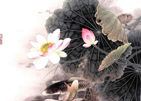 工筆畫(huà)《荷花鯉魚(yú)》畫(huà)法步驟圖示