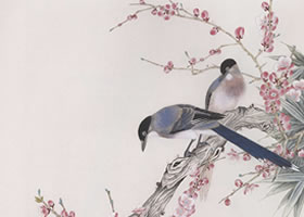 工筆畫(huà)《梅花山喜鵲》畫(huà)法步驟圖示