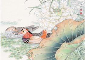 工筆畫《和美幸?！樊嫹ú襟E圖示