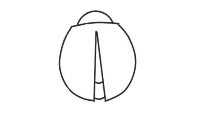 七星瓢蟲(chóng)簡(jiǎn)筆畫(huà)創(chuàng)作步驟02