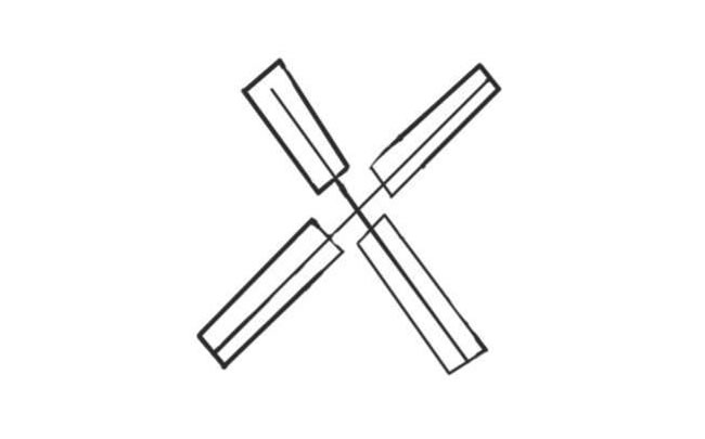 風(fēng)車簡筆畫創(chuàng)作步驟圖示02