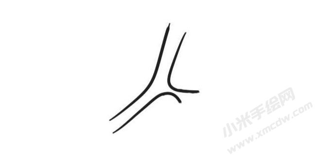 桃花簡(jiǎn)筆畫(huà)創(chuàng)作步驟圖示01