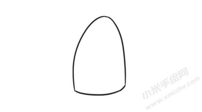 面包樹(shù)簡(jiǎn)筆畫(huà)創(chuàng)作步驟圖示01