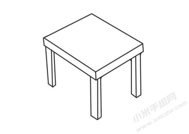 凳子簡筆畫創(chuàng)作步驟圖示03