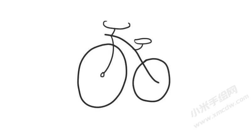 自行車簡(jiǎn)筆畫圖片05