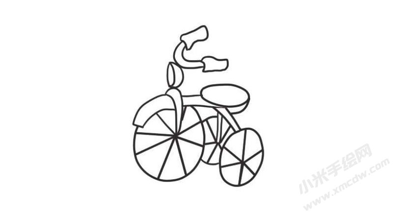 自行車簡(jiǎn)筆畫圖片01