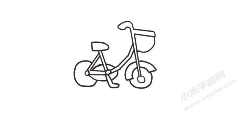 自行車簡(jiǎn)筆畫圖片02