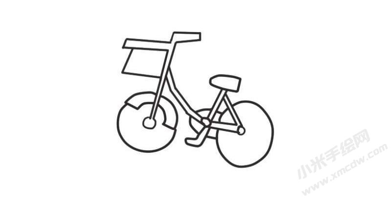 自行車簡(jiǎn)筆畫圖片06