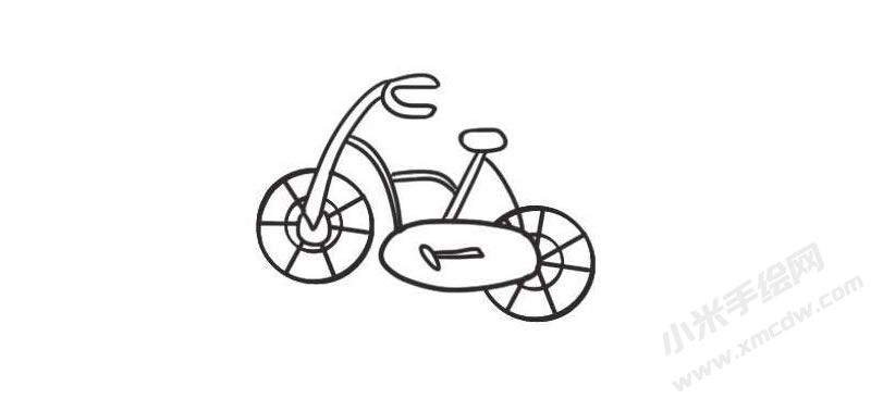 自行車簡(jiǎn)筆畫圖片07