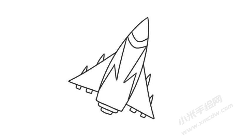 飛機(jī)簡(jiǎn)筆畫圖片07