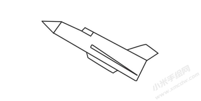 飛機(jī)簡(jiǎn)筆畫圖片08