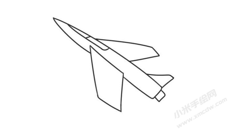 飛機(jī)簡(jiǎn)筆畫圖片11