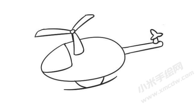 直升機(jī)簡(jiǎn)筆畫(huà)圖片02.jpg