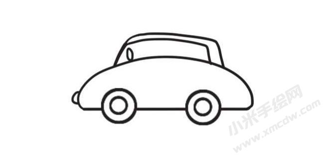 小汽車簡(jiǎn)筆畫創(chuàng)作步驟圖示04
