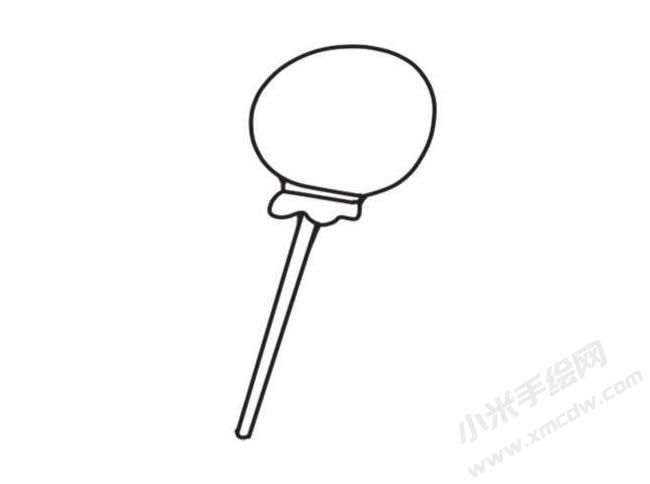 棒棒糖簡筆畫創(chuàng)作步驟圖示03