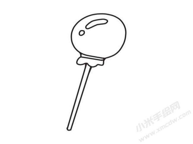 棒棒糖簡筆畫創(chuàng)作步驟圖示04