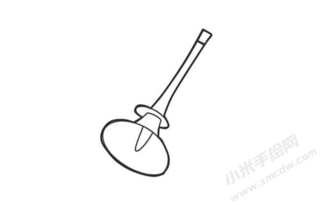 喇叭簡筆畫創(chuàng)作步驟圖示03