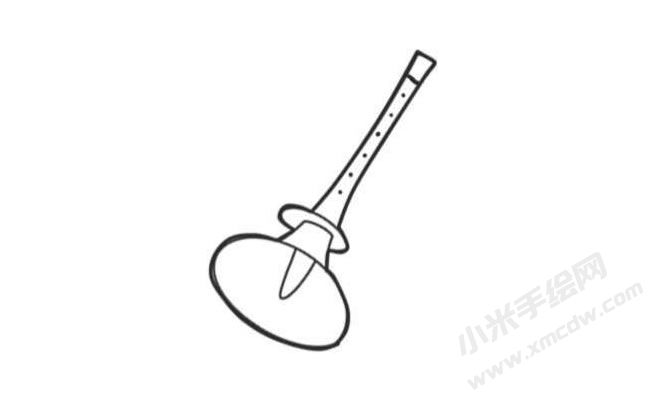 喇叭簡筆畫創(chuàng)作步驟圖示04
