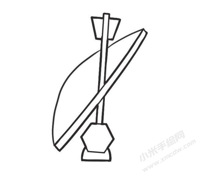 二胡簡(jiǎn)筆畫(huà)創(chuàng)作步驟圖示03
