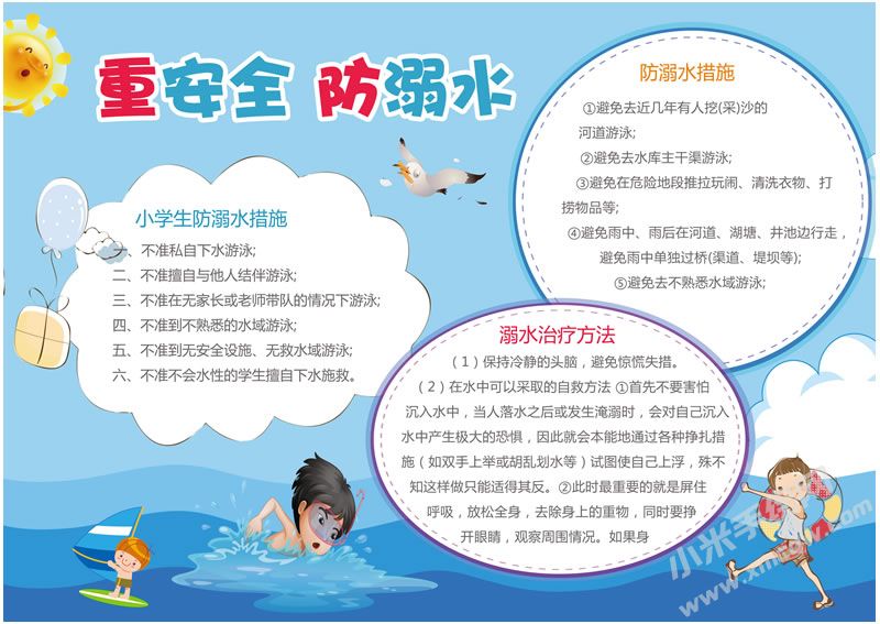 重安全防溺水手抄報有字版.jpg
