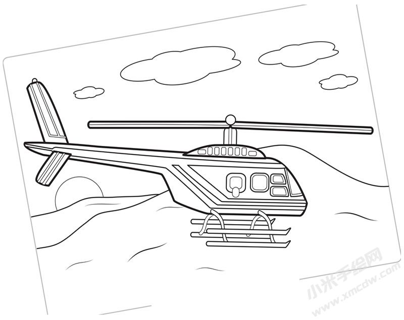 直升機簡筆畫線描稿圖片01.jpg