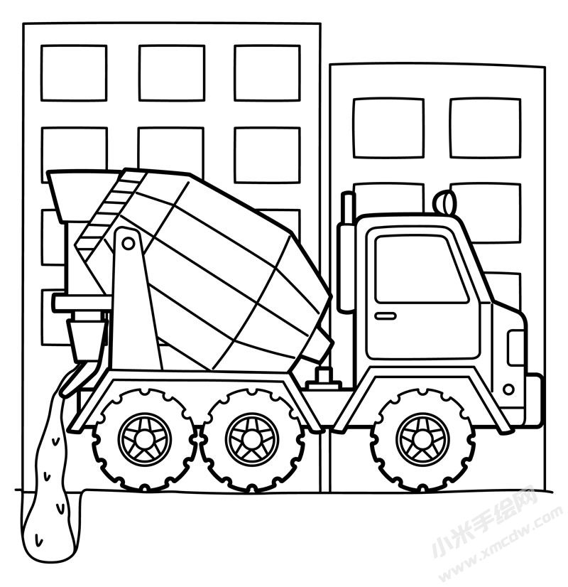 水泥攪拌車簡(jiǎn)筆畫圖片.jpg