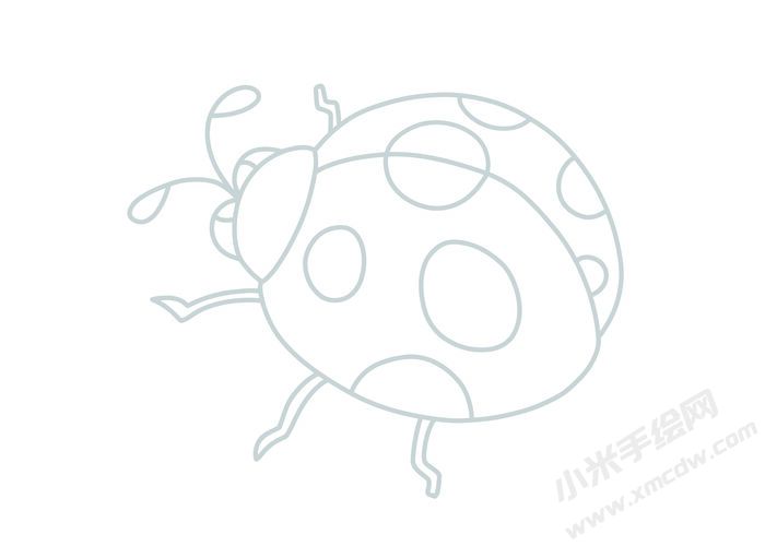 七星瓢蟲(chóng)簡(jiǎn)筆畫(huà)灰色線稿04.jpg