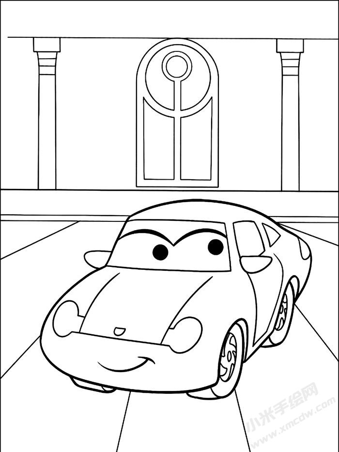 卡通小汽車簡(jiǎn)筆畫圖片02.JPG
