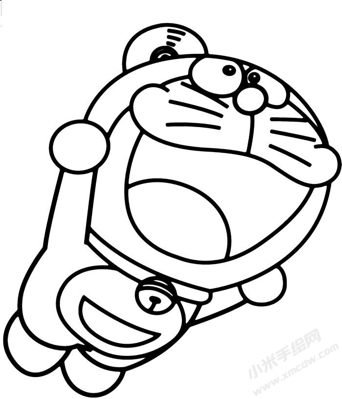 哆啦A夢(mèng)叮當(dāng)貓簡(jiǎn)筆畫(huà)圖片03.jpg