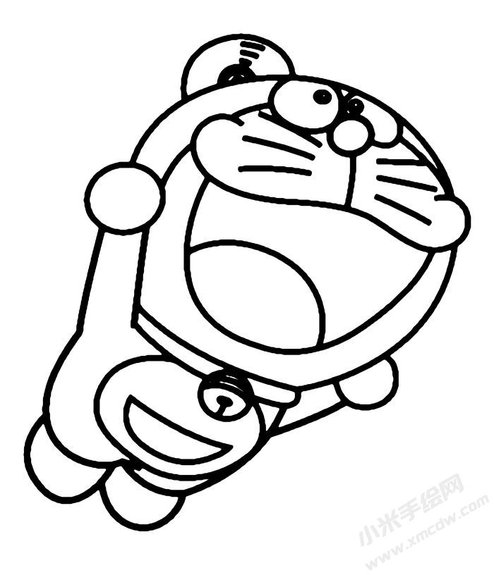 哆啦A夢(mèng)叮當(dāng)貓簡(jiǎn)筆畫(huà)圖片05.jpg