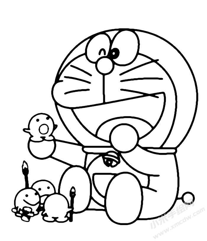哆啦A夢(mèng)叮當(dāng)貓簡(jiǎn)筆畫(huà)圖片09.jpg