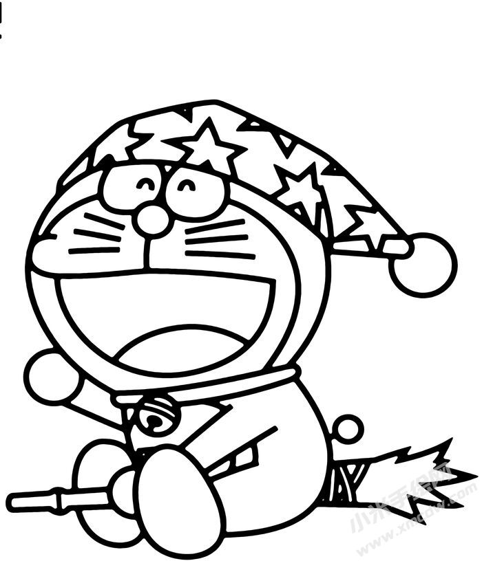 哆啦A夢(mèng)叮當(dāng)貓簡(jiǎn)筆畫(huà)圖片06.JPG