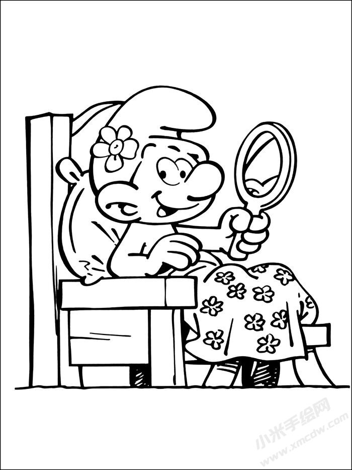 藍精靈簡筆畫圖片01.jpg